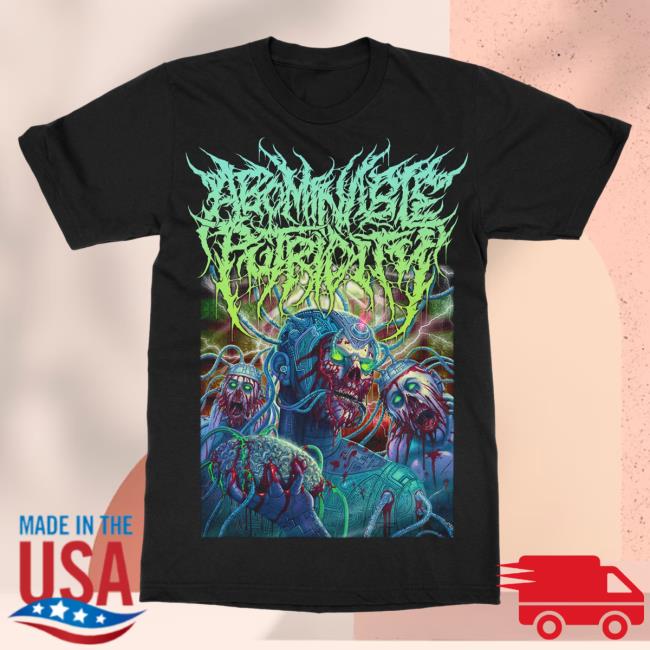 Official Indie Merch Store Shop Abominable Putridity "Visual Tyranny" Shirt Indiemerchstore