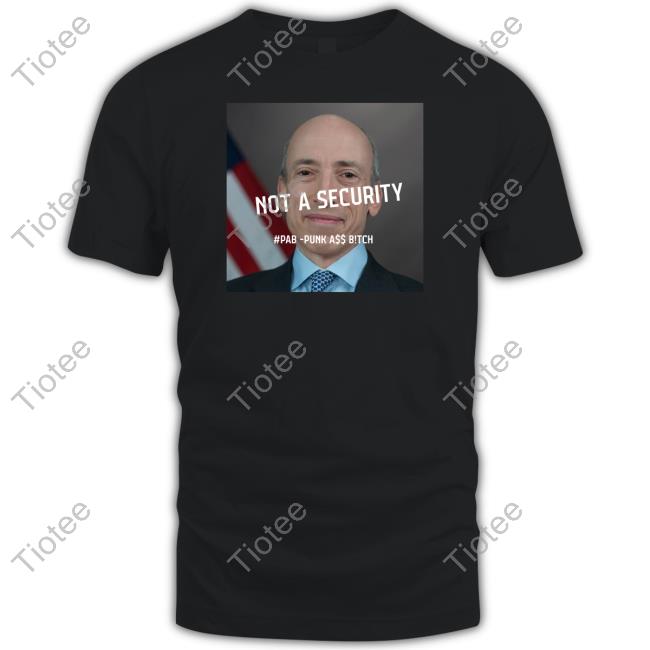 Not A Security Pab Punk Ass Bitch Gary Gensler T Shirt