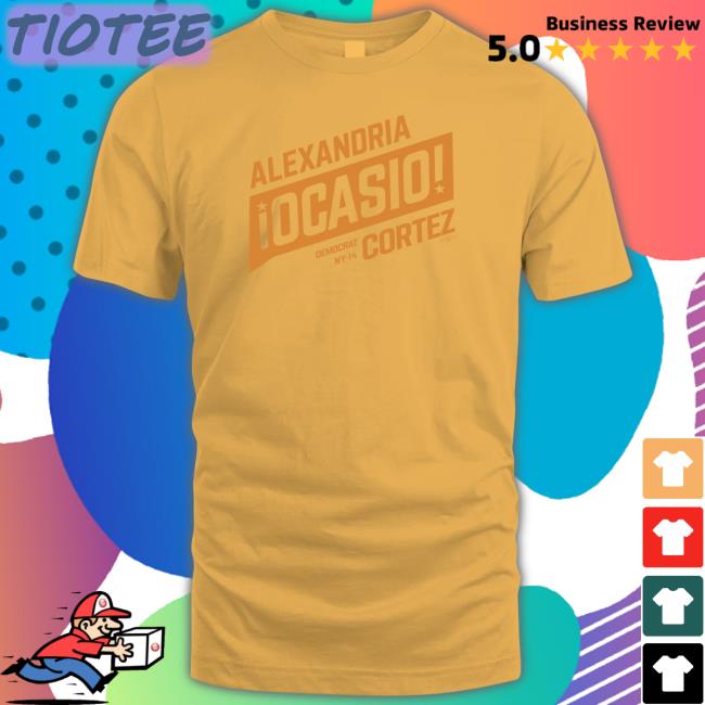 Gold Alexandria Ocasio Democrat Ny-14 Cortez Tees Official Aoc Shop