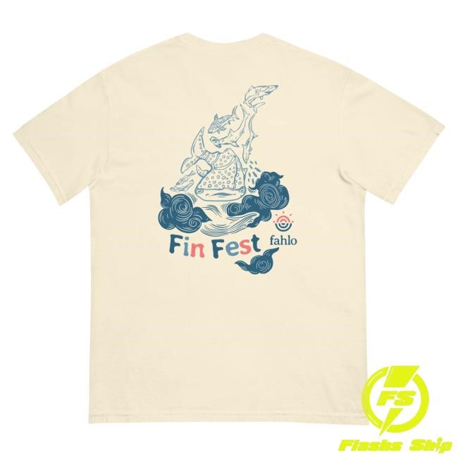 Official Myfahlo Clothing Fin Fest T-Shirt 2024 - Kaitlyn