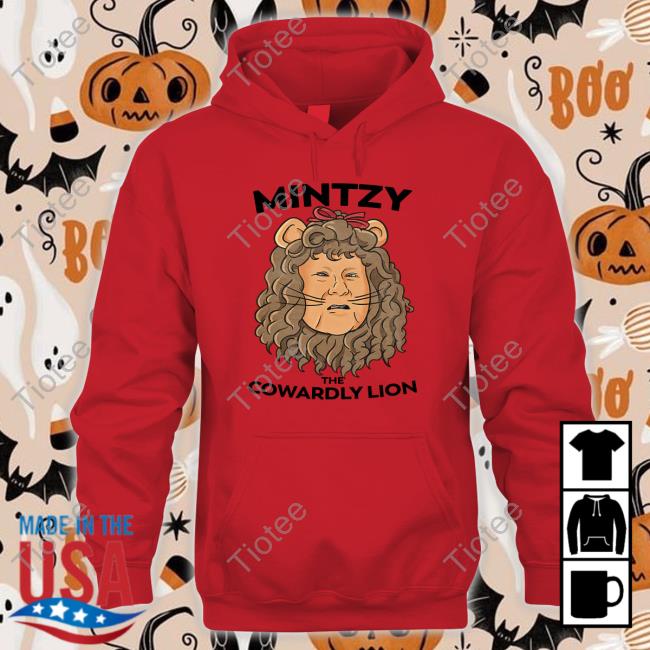 Official Mintzy The Cowardly Lion T Shirt