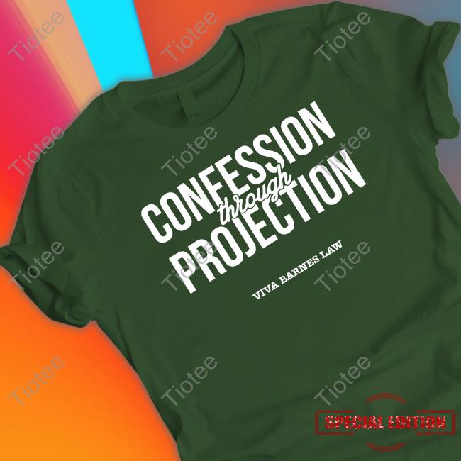 Confession Through Projection Hooded Sweatshirt