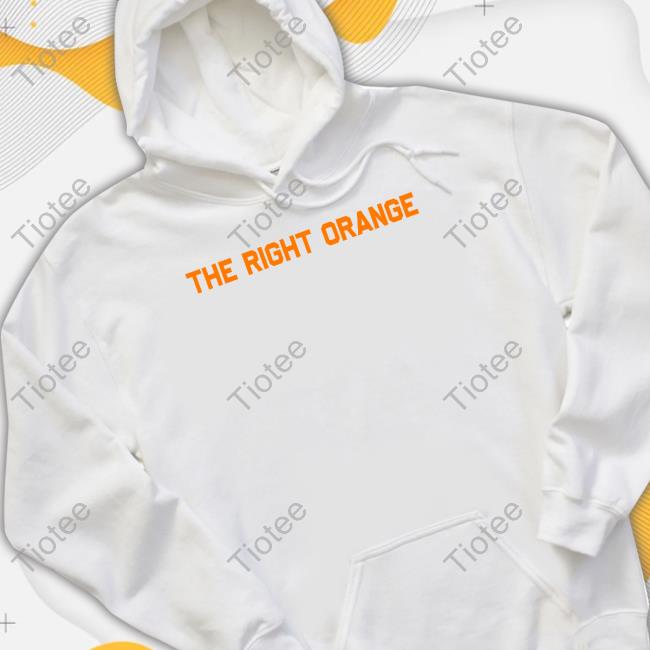 The Volunteer Club The Right Orange Pantone 151 C Tee Shirt
