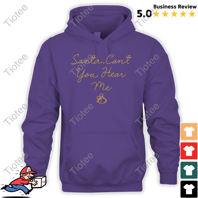Kelly Clarkson Merch Santa Can't You Hear Me Sweatshirt