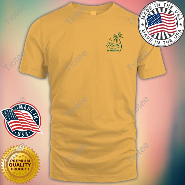 Official Billboard Magazine Store Billboard Latin Music Week Miami Shirt
