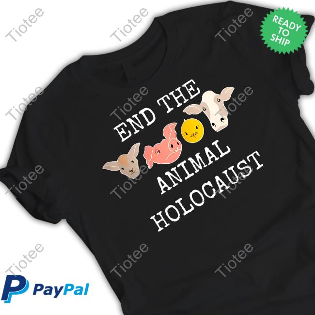 Tash Peterson Wearing End The Animal Holocaust Shirt