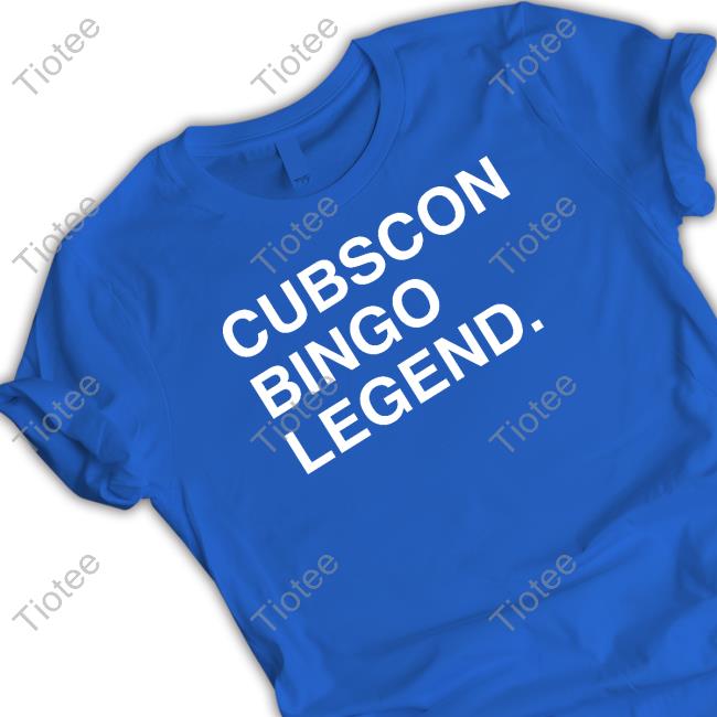 Obvious Shirts Cubscon Bingo Legend Shirt Chicago Cubs Long Sleeve T Shirt