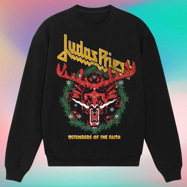 Official Judas Priest Defenders of the Faith Holiday Sweatshirt