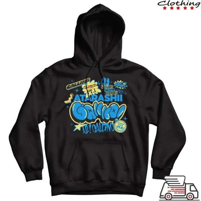 Atarashiigakko Ag! Calling Blue & Black Tour LS Hoodie