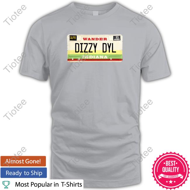 Official Dizzy Dyl Merch Wander Indiana Plate Sweatshirt