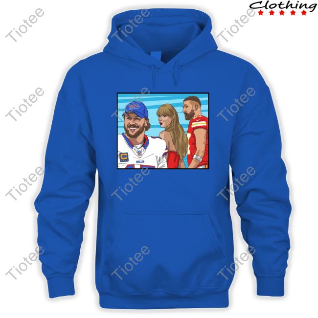 Official Distracted Girlfriend Taylor Swift Buffalo Bills And Kansas City Chiefs Travis Kelce T Shirt