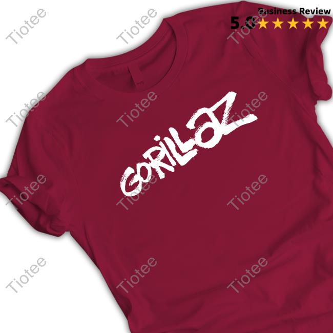 Official Gorillaz Graffiti Logo T-Shirt