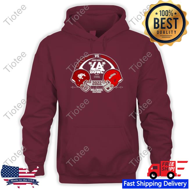 Official Fresno State Bulldogs vs. Washington State Cougars Blue 84 2022 Jimmy Kimmel LA Bowl Matchup Sweatshirt