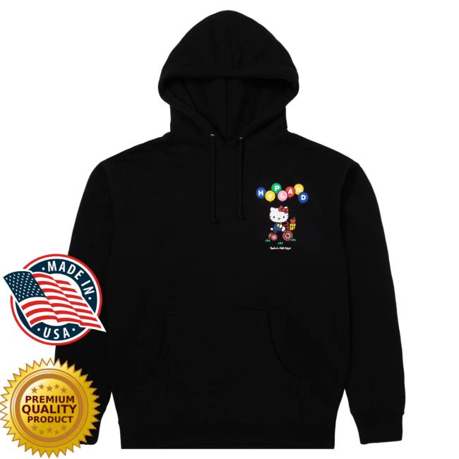 Official Hypland Clothing Merch Store Hypland Hello Kitty Balloons Hoodies (Black) Official Hypland Clothing Merch Store Hypland Hello Kitty Balloons Pullover Hoodie (Black)