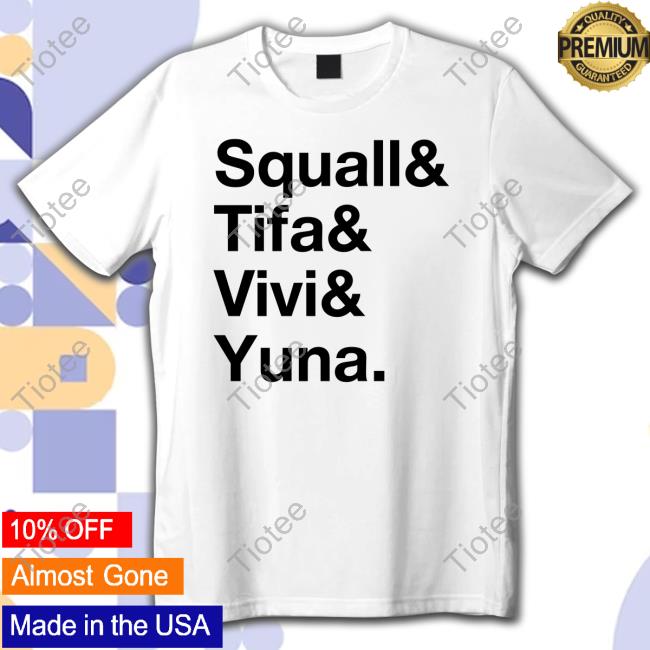 Official Ben Starr Squall & Tifa & Vivi & Yuna T Shirt