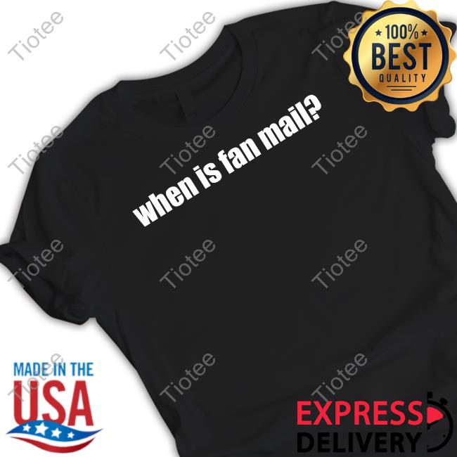 Jynxzi Wearing When Is Fan Mail Hoodie Sweatshirt