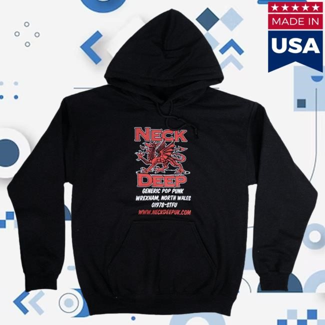 Official Neck Deep Merch Store Neck Deep NWPP Hoodie – Black