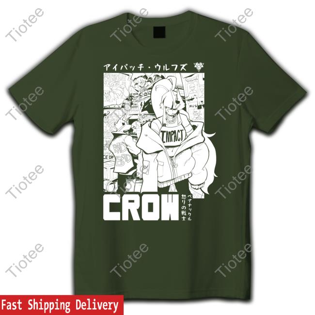 Official Eyepatch Wolves Crow T Shirt Eyepatch Wolf