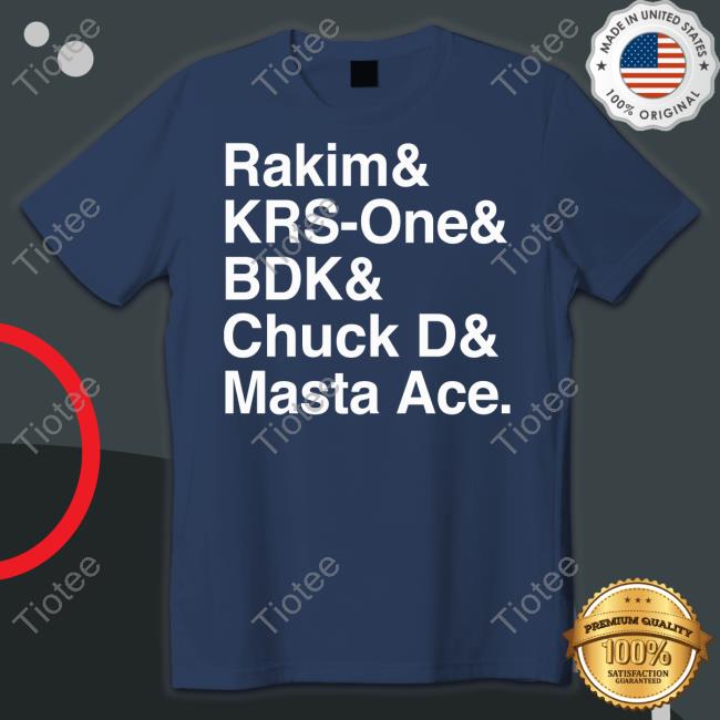Jerry Parsons Rakim Krs-One Bdk Chuck D Masta Ace T-Shirt