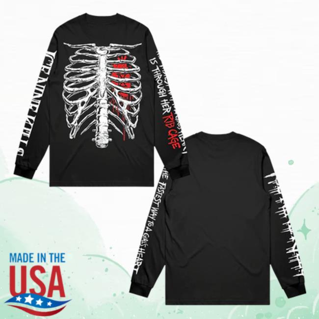 Official Ice Nine Kills Merch Store Ribcage Long Sleeve Tee Shirt Ink Merch IceNineKills