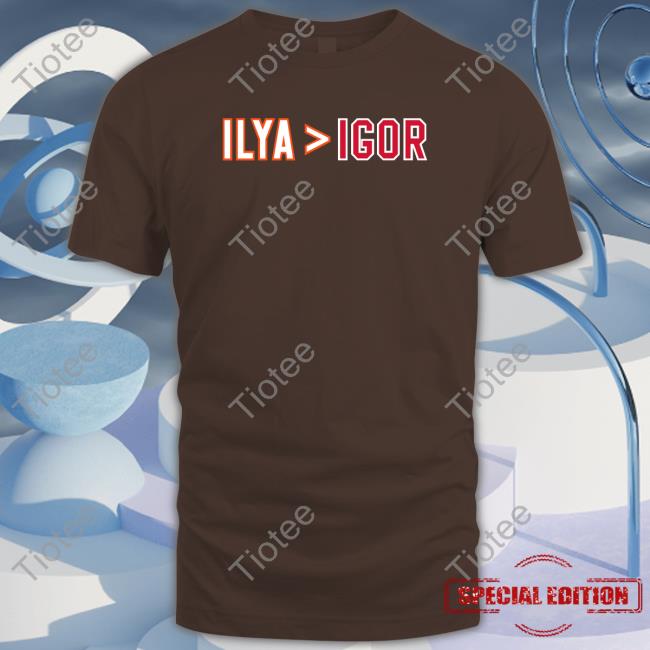 Barstool Sports Store Ilya Is Greater Than Igor Hooded Sweatshirt
