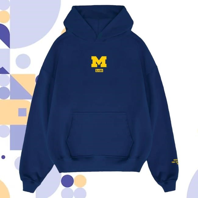 Official Sana Detroit Clothing Store Shop Maize Menace Hooded Sweatshirt - Black SanaDetroit