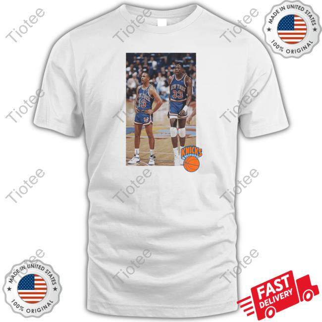 Mark Jackson & Patrick Ewing Photo Shirt