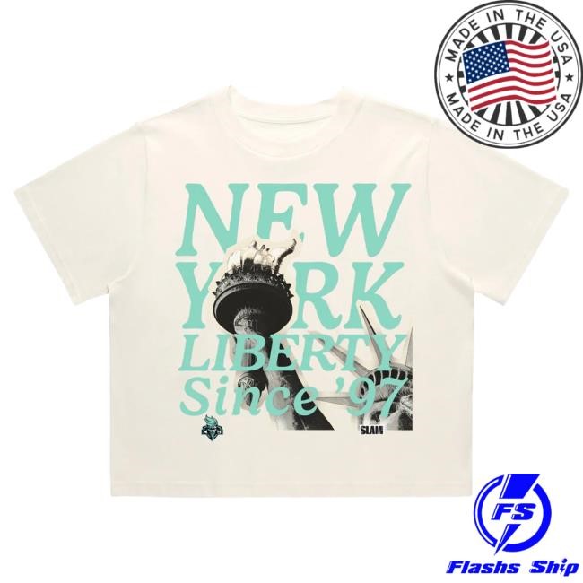 Official Slam Goods New York Liberty Since '97 Women's Crop Shirt