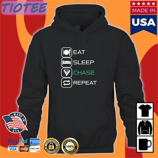 Eat Sleep Chase Repeat Hoodie Ridge Riders