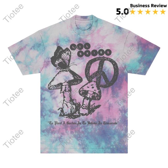 Official Lil Skies Clothing Store Shop Believe In Tomorrow Tie Dye T Shirt Lilskies Merch