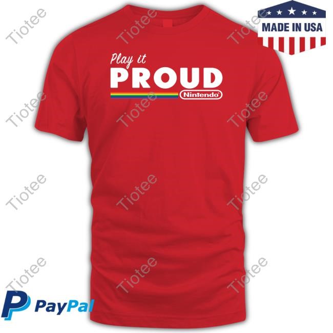 Cptn Alex Play It Proud Nintendo T Shirt