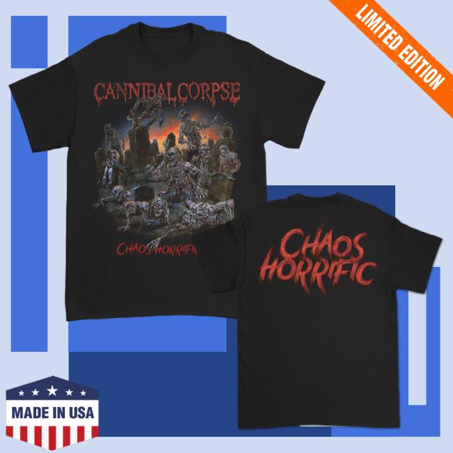 Official Kings Road Merch Store Cannibal Corpse Chaos Horrific Alternate T-Shirt (Black) Kings Road Shop CannibalCorpse