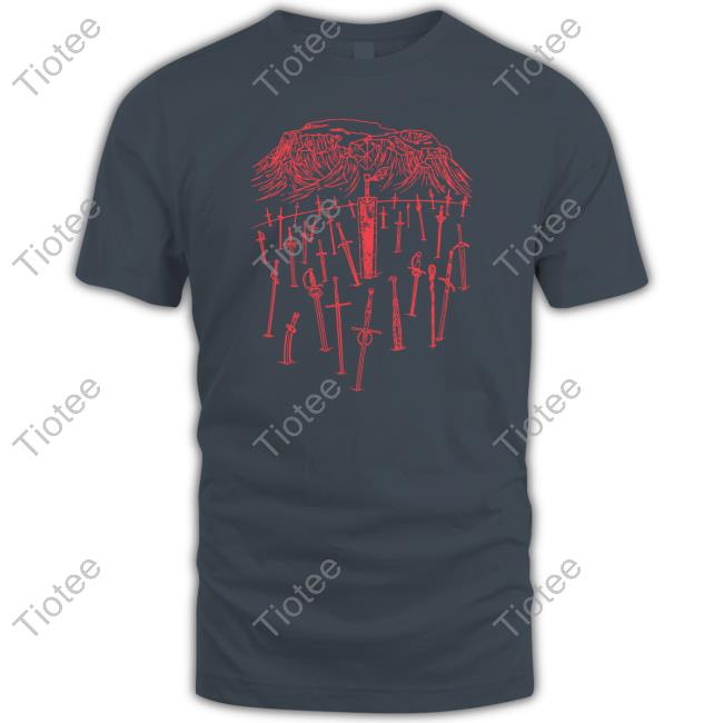 Crimson Hill of Swords Crewneck Sweatshirt