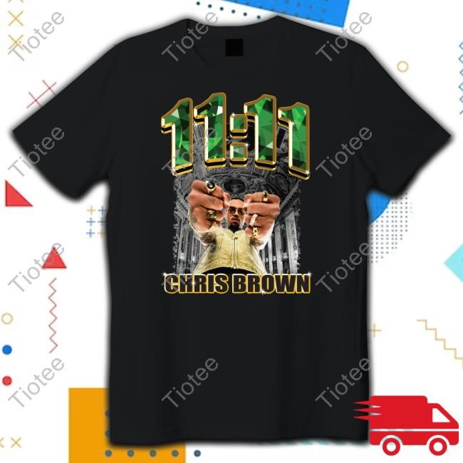 Official Chris Brown Emeralds And Gold Shirt