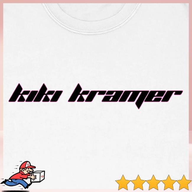 Official Hellomerch Kiki Kramer Logo Pink Tee Hello Merch