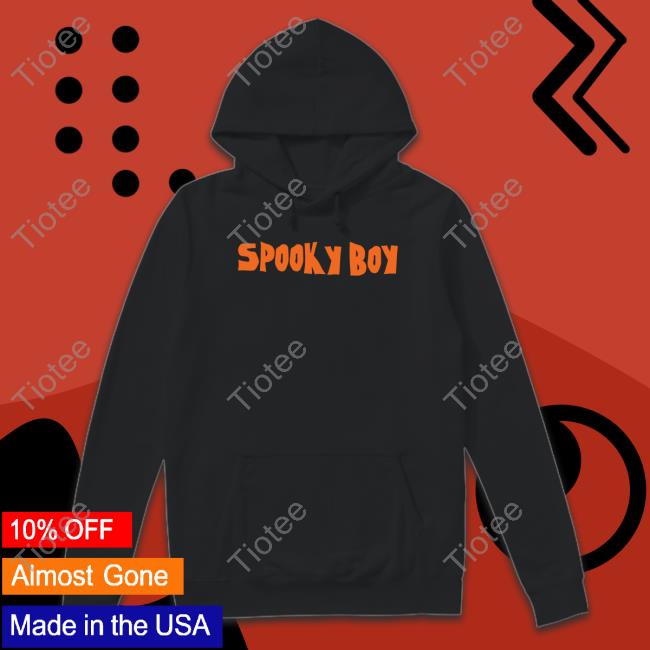 Danny Gonzalez Spooky Boy Black Pullover Hoodie