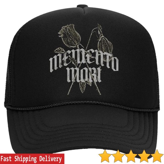 Official Joe Bartolozzi Merch Store Joe Bartolozzi Memento Mori Black Trucker Cap