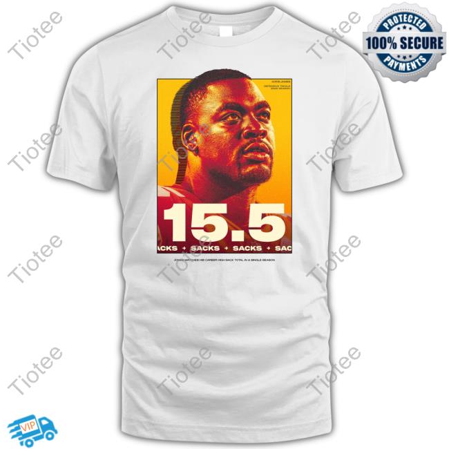 Kansas City Chiefs 15.5 Sacks Jones Matches His Career High Sack Total In A Single Season Sweatshirt Chris Jones