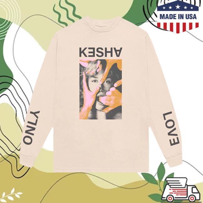 Official Kesha Merch Only Love Tour 2023 Long Sleeve Tee