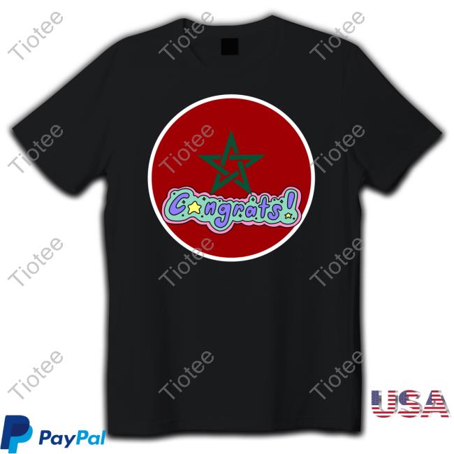 Fifa World Cup 2022 Congrats Morocco Shirt