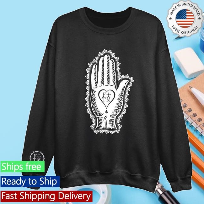 Florence And The Machine Official Merch Store Palm Print Mens Sweatshirt Florence And The Machine Clothing Apparel Shop