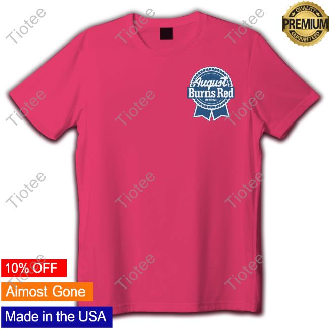 Official August Burns Red Merch Abr Beer Can White T-Shirt