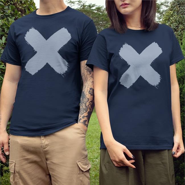 X Washed Blue New Shirt