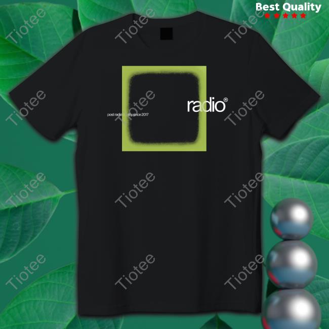 Blonded Merch Box Logo Radio Long Sleeve T Shirt Post Radio Quality Since 2017