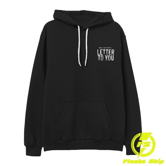 Officia Bruce Springsteen Merch Store Letter To You Lyric Crewneck Sweatshirt