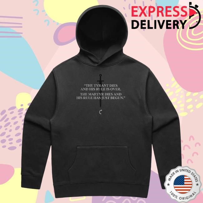 Turning Point USA TPUSA Official Tpusa Merch Store Shop Turning Point Usa Martyr Hooded Sweatshirt