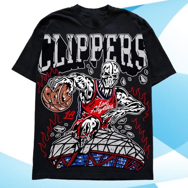 Clippers Crush Top Shirt - Black | Warren Lotas Official NBA