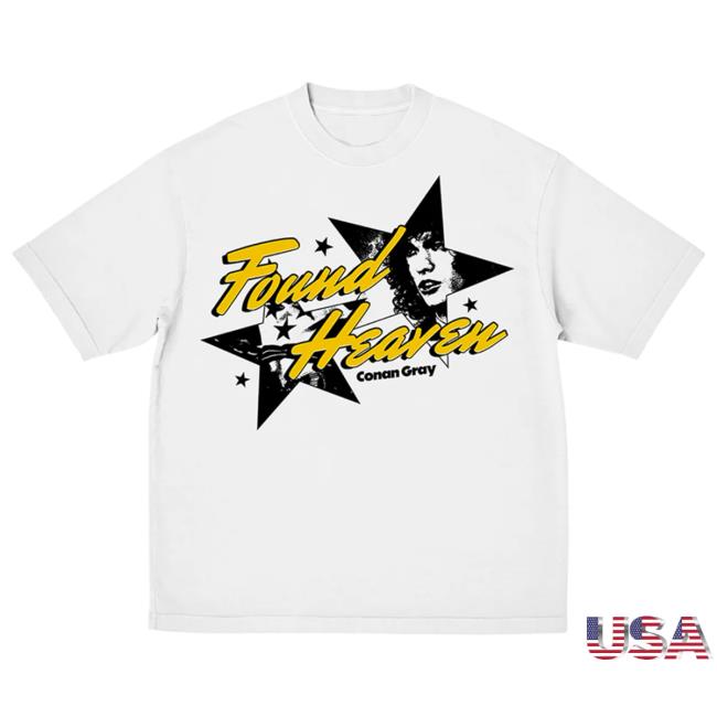 Conan Gray Official Merch Shop Retro Found Heaven New Tee