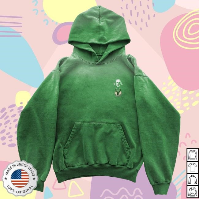 Bucks Myth Attractive Hoodie - Faded Green | Warren Lotas Official NBA