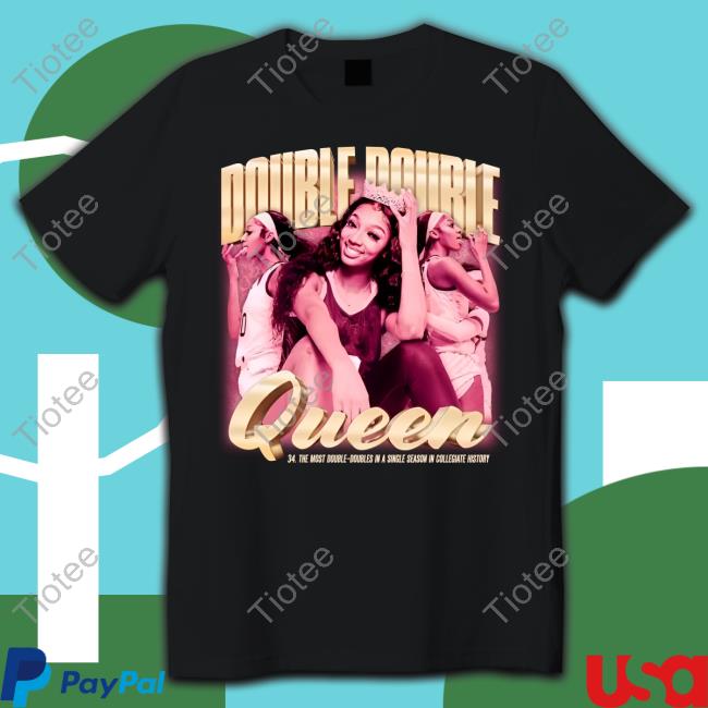 Double Double Queen The Most Double Doubles In A Single Season In Collegiate History Long Sleeve Tee Shirt